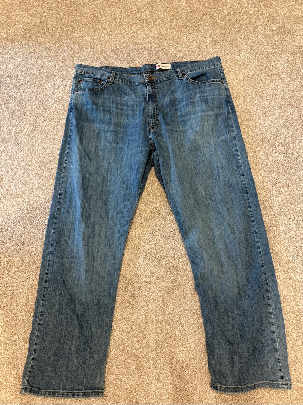 Wrangler Men's Relaxed Fit Jeans 40x32 Blue
